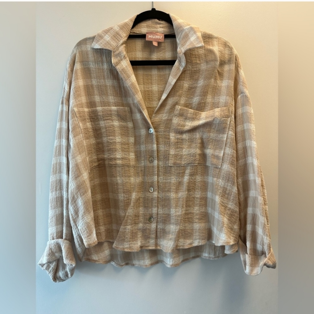 Show Me Your Mumu Jessica Button Down Shirt Size Small
